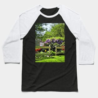 Spring Garden With Wisteria Baseball T-Shirt